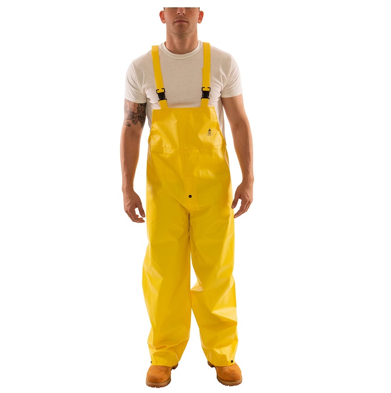 DuraScrim Overalls w/Fly Front in Yellow 10.5MIL